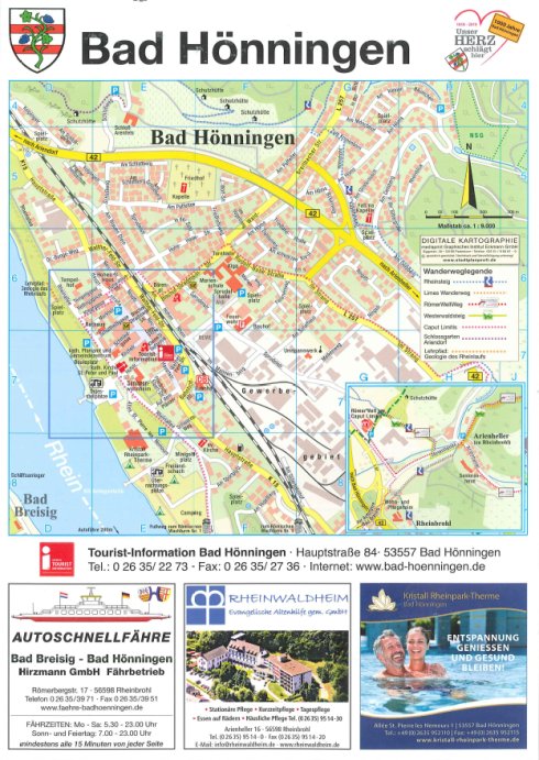 Stadtplan Bad Hönningen 